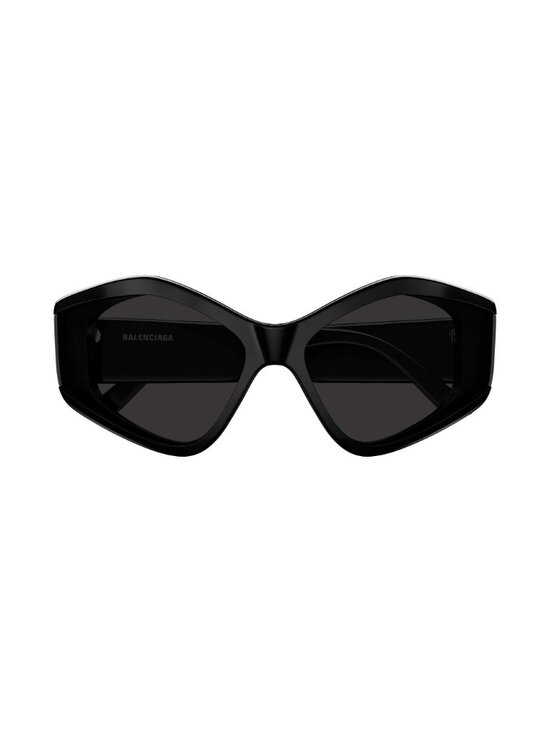 NEW BALENCIAGA SUNGLASSES BB0302S 001 WOMEN BLACK/GRAY EYEWEAR